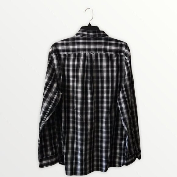 Alfani Men Slim Fit Plaid Long Sleeve Button-Down Shirt - Picture 2 of 14